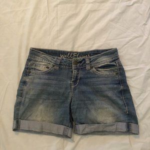 Wallflower Blue Jean Boyfriend Shorts